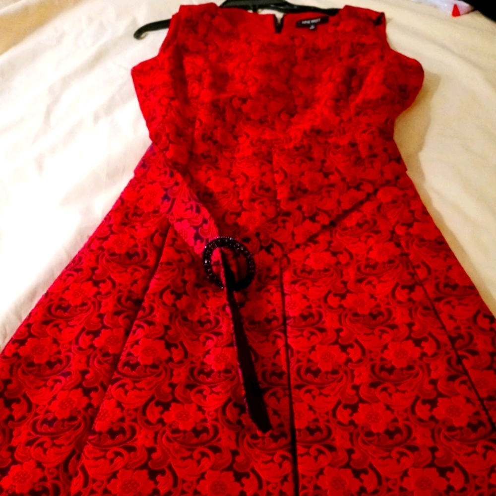 Red/Black Dress